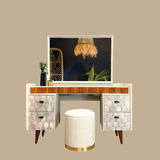 Curved Mid Century Dressing Table