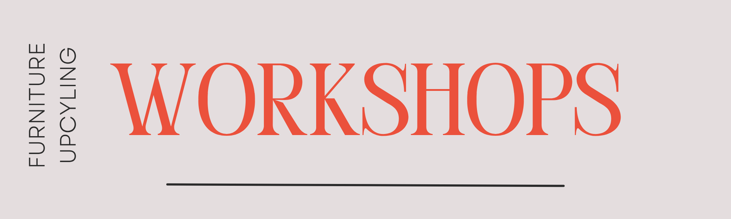 Furniture Upcycling One Day Workshop - Book with £45 Deposit