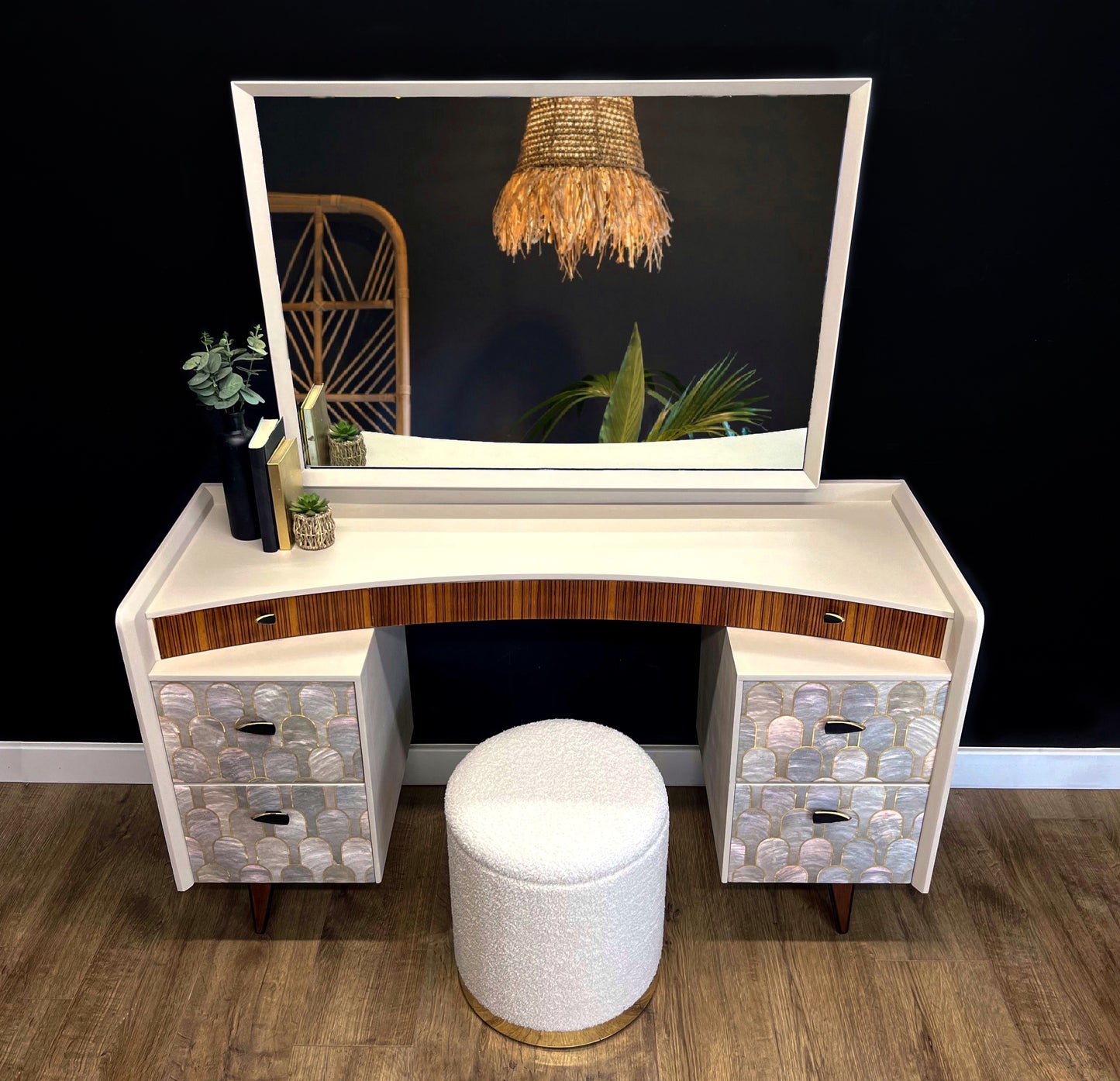 Curved Mid Century Dressing Table